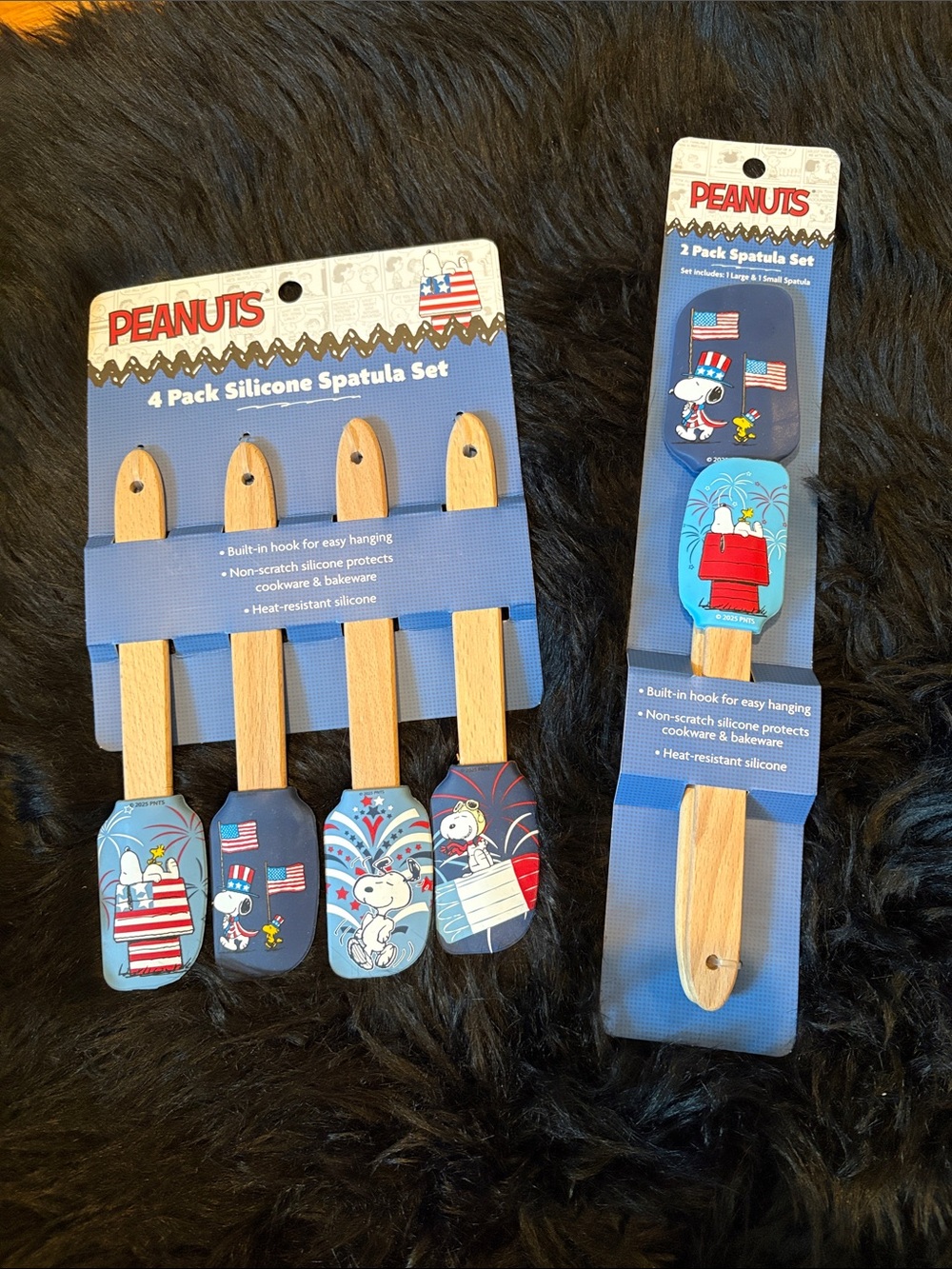 Peanuts Patriotic Snoopy Silicone Spatula Sets in Red, White & Blue